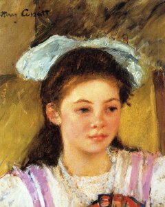 Ellen Mary Cassatt In A White Coat