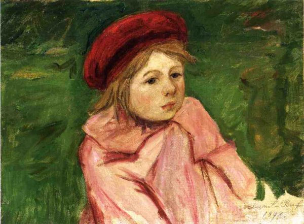 Little Girl In A Red Beret