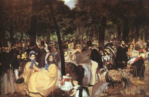 Concert in the Tuileries  1860-62