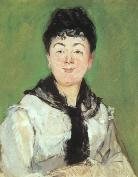 Portrait of a Lady with a Black Fichu  1878