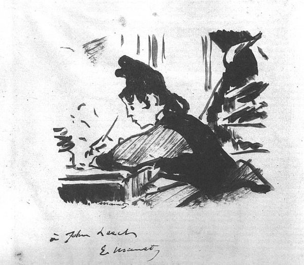 Woman Writing  1862-64