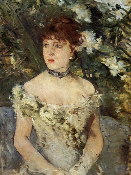 Young Woman Dressed for the Ball 1879