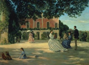 Family Reunion on the Terrace at Meric 1867