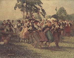 Dance at Pontivy, 1930