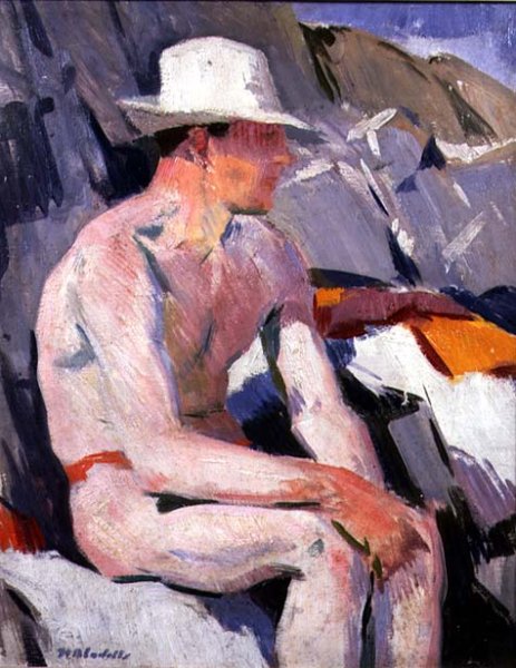 Bather in a White Hat