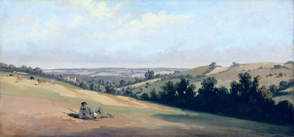 Young Man Reclining on the Downs, c.1833-35