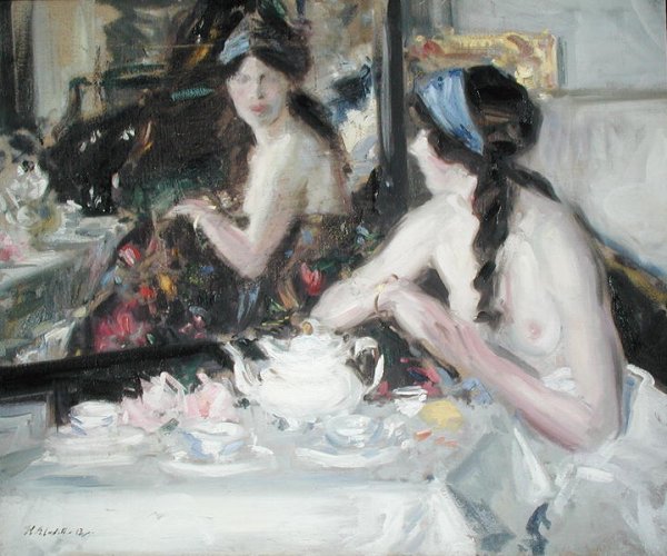 At the Mirror, 1913