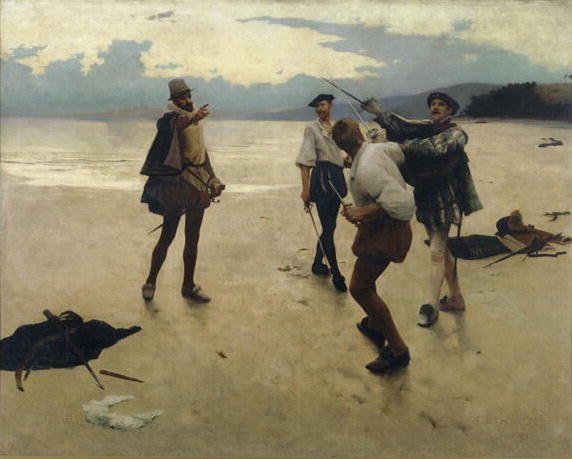 On Bideford Sands, 1889