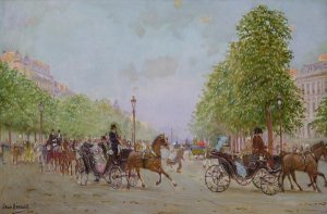 The Promenade on the Champs-Elysees