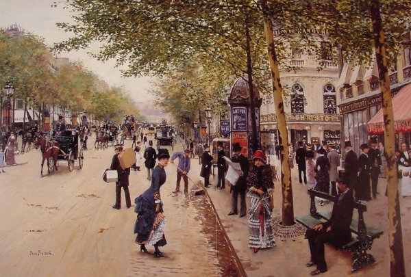 Parisian street scene