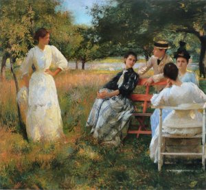 In the Orchard, 1891