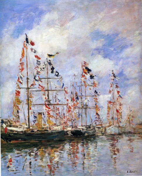 Sailing Ships at Deauville