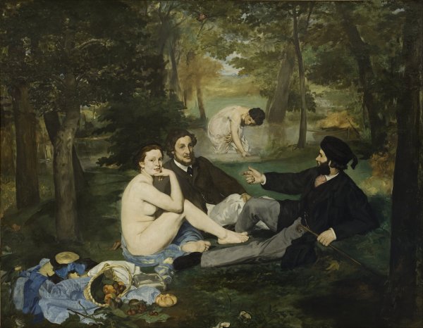 Le Dejeuner sur l'Herbe (The Picnic)  1863