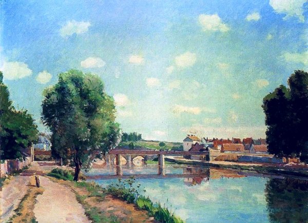 The Railway Bridge at Pontoise 1873