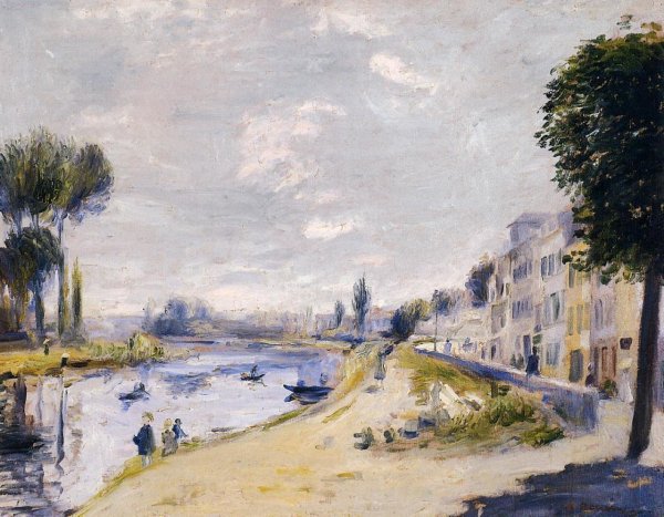 The Banks Of The Seine  Bougival