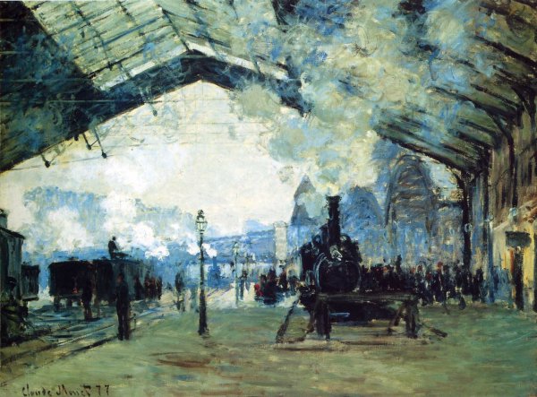 Arrival Of The Normandy Train  Gare Saint Lazare