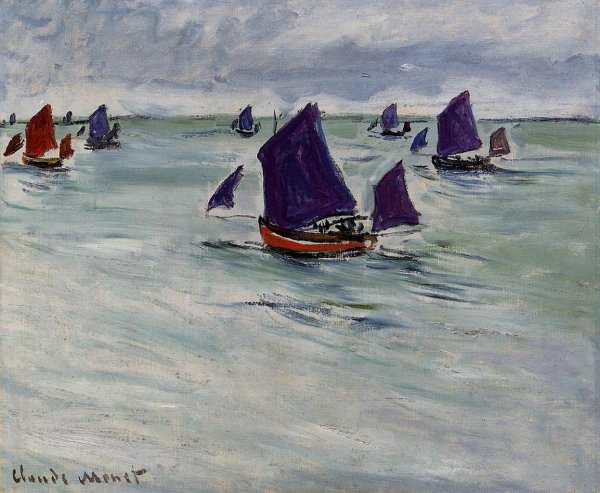 Fishing Boats Off Pourville