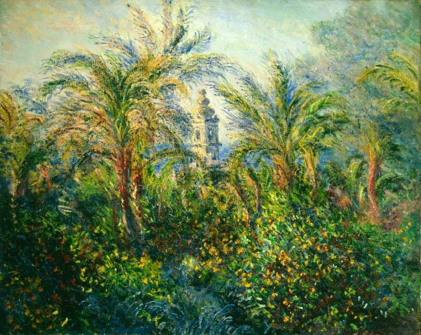 Garden In Bordighera Morning Effect