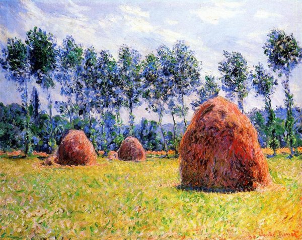 Haystacks At Giverny