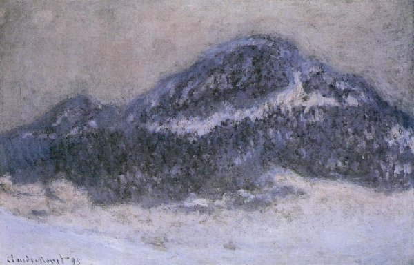 Mount Kolsaas In Misty Weather