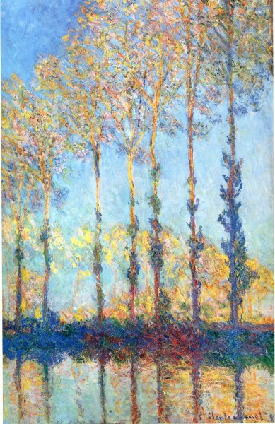 Poplars White And Yellow Effect