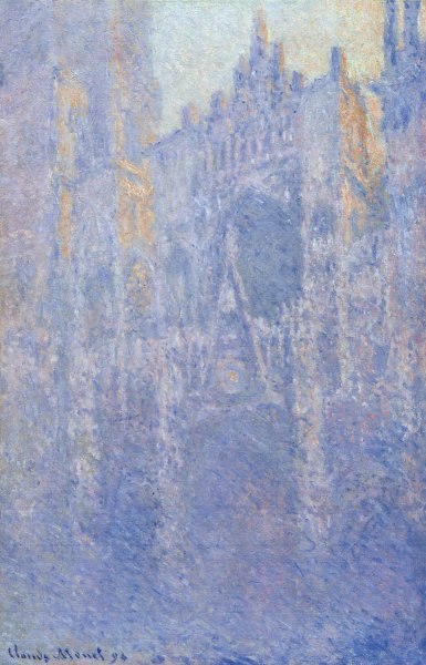 Rouen Cathedral The Portal Morning Fog