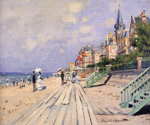 The Boardwalk At Trouville