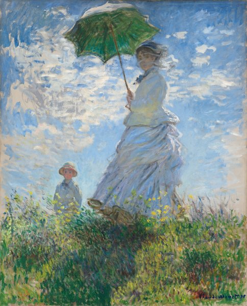 The Walk  Woman With A Parasol