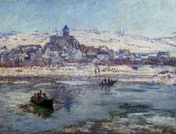 Vetheuil In Winter