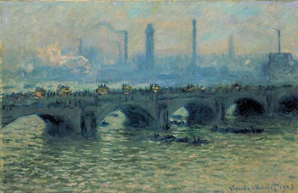 Waterloo Bridge Grey Weather