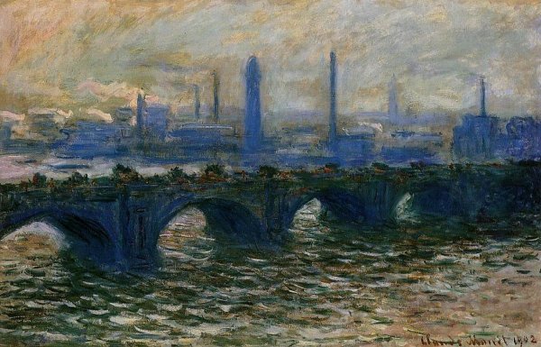 Waterloo Bridge Misty Morning