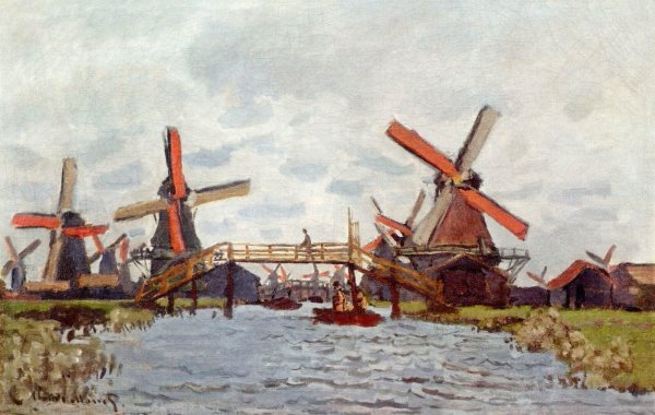 Windmills Near Zaandam