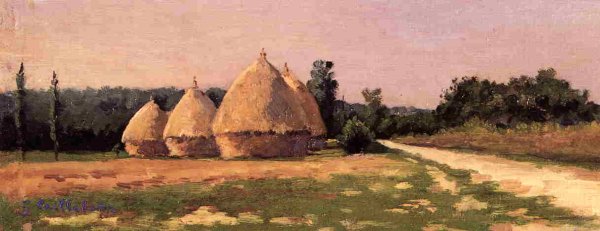 Landscape With Haystacks