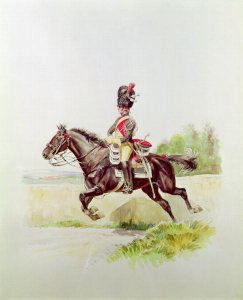 Soldier of the Imperial Guard on Horseback, 1898