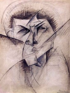 Study for Empty and Full Abstracts of a Head, 1912