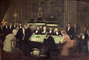 The Gaming Room at the Casino, 1889