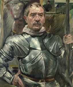 Self portrait in armour, 1914