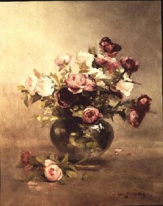 Vase with Roses