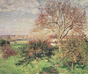 Autumn morning at Eragny, 1897