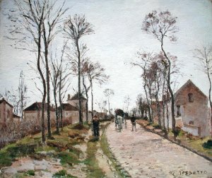 The Road to Saint Cyr at Louveciennes, c.1870