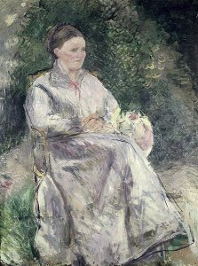 Portrait of Julie Velay, Wife of the Artist, c.1874