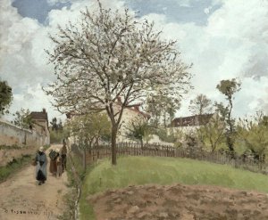 Landscape in Louveciennes, 1870