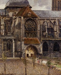 Portal of the Church of St. Jacques, Dieppe, 1901