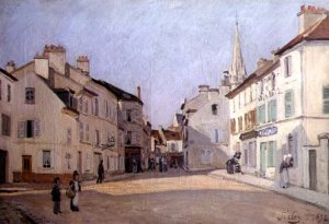 Rue de la Chaussee at Argenteuil, 1872