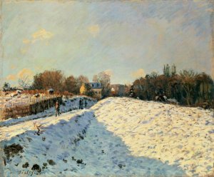 Effect of Snow at Argenteuil, 1874