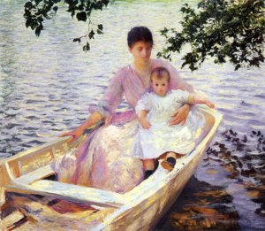 Mother and Child in a Boat, 1892