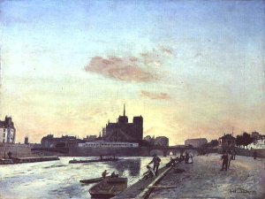 View of Notre Dame, Paris, 1864