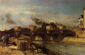 Fire on the Pont Neuf, 1853