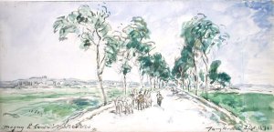 Road to Magny near Nevers, 1871