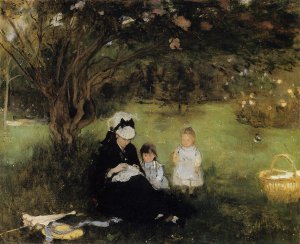 Beneath the Lilac at Maurecourt 1874